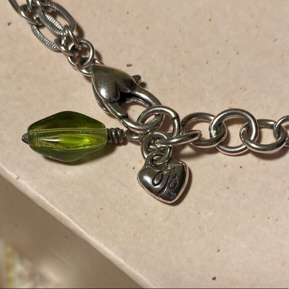 Brighton Barbados silver and multi colored beads double strand Charm Bracelet - Picture 3 of 6